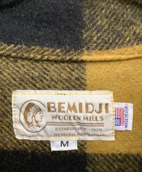 BEMIDJI WOOLEN MILLS（ベミジウールンミルズ）BEMIDJI WOOLEN MILLS (ベミジウールンミルズ) ウールジャケット イエロー×ブラック サイズ:Mの古着・服飾アイテム