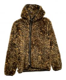 GANGSTERVILLE（ギャングスタービル）の古着「RISE ABOVE-SHAGGY PARKA」｜ブラウン
