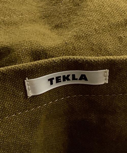TEKLA（テクラ）TEKLA (テクラ) 2WAYキャンバストートバッグ オリーブの古着・服飾アイテム