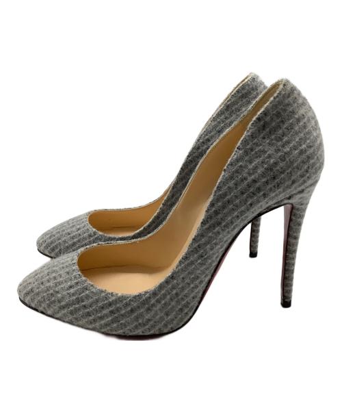 Christian Louboutin（クリスチャン・ルブタン）Christian Louboutin (クリスチャン・ルブタン) パンプス グレー サイズ:36の古着・服飾アイテム
