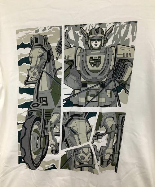 HERMES（エルメス）HERMES (エルメス) MEGA Chariot 半袖カットソー ホワイト サイズ:Lの古着・服飾アイテム