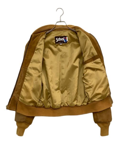 Schott（ショット）Schott (ショット) スウェードジャケット ベージュ サイズ:38の古着・服飾アイテム