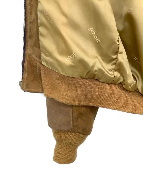 Schott（ショット）Schott (ショット) スウェードジャケット ベージュ サイズ:38の古着・服飾アイテム