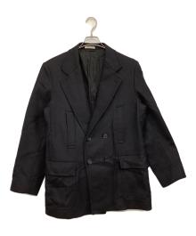 AURALEE（オーラリー）の古着「LIGHT MELTON HALF COAT（ライトメルトンハーフコート）」｜ネイビー
