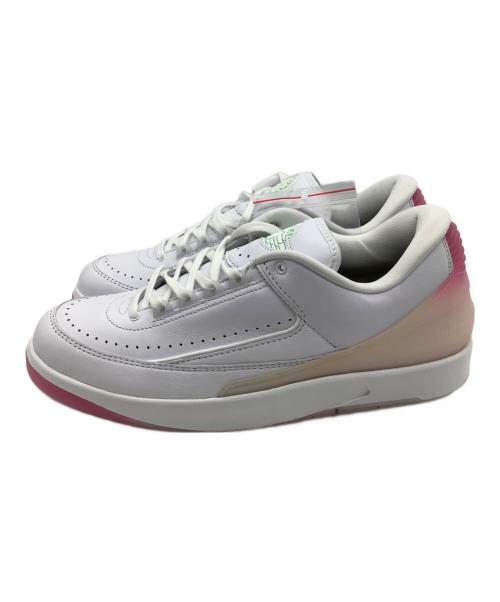 NIKE（ナイキ）NIKE (ナイキ) AIR JORDAN 2 RETRO LOW CH BLSM（エア ジョーダン 2 レトロ ロー） ホワイト×ピンク サイズ:US10.5 未使用品の古着・服飾アイテム