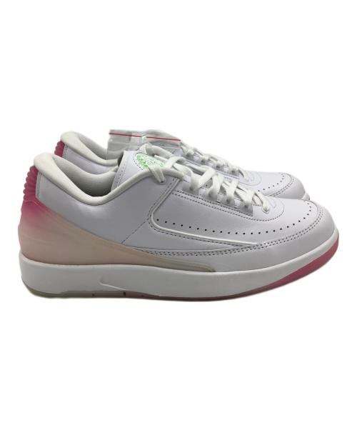 NIKE（ナイキ）NIKE (ナイキ) AIR JORDAN 2 RETRO LOW CH BLSM（エア ジョーダン 2 レトロ ロー） ホワイト×ピンク サイズ:US10.5 未使用品の古着・服飾アイテム