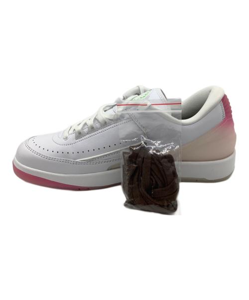 NIKE（ナイキ）NIKE (ナイキ) AIR JORDAN 2 RETRO LOW CH BLSM（エア ジョーダン 2 レトロ ロー） ホワイト×ピンク サイズ:US10.5 未使用品の古着・服飾アイテム
