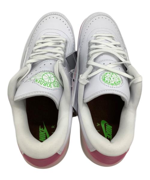 NIKE（ナイキ）NIKE (ナイキ) AIR JORDAN 2 RETRO LOW CH BLSM（エア ジョーダン 2 レトロ ロー） ホワイト×ピンク サイズ:US10.5 未使用品の古着・服飾アイテム