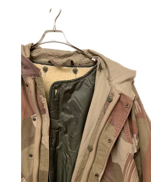 DEUS EX MACHINA（デウス エクス マキナ）DEUS EX MACHINA (デウス エクス マキナ) ライナー付モッズコート ブラウン×オリーブ サイズ:Mの古着・服飾アイテム