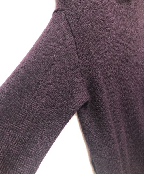 YUKI HASHIMOTO（ユウキハシモト）YUKI HASHIMOTO (ユウキハシモト) モヘアニット パープル サイズ:46の古着・服飾アイテム
