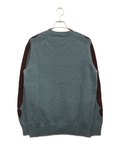 HERMES（エルメス）HERMES (エルメス) モックネックニット ブルー サイズ:SIZE Sの古着・服飾アイテム