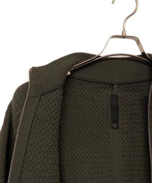 NIKE（ナイキ）NIKE (ナイキ) フルジップウールセーター オリーブ サイズ:SIZE Sの古着・服飾アイテム