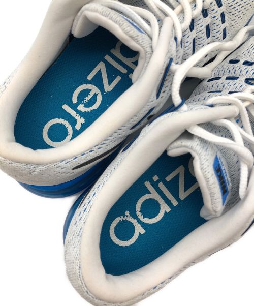 NIKE（ナイキ）NIKE (ナイキ) AIR MAX 2016 GS White Blue ホワイト×ブルー サイズ:SIZE 24.5cmの古着・服飾アイテム