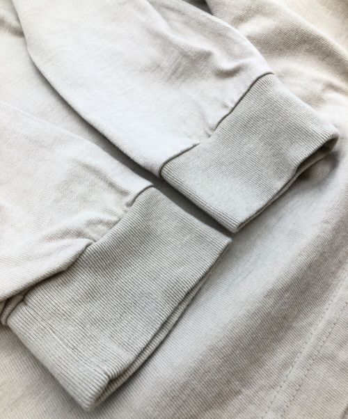 CIOTA（シオタ）CIOTA (シオタ) 度詰め 吊り天竺 ポケット付き ロンT ベージュ サイズ:SIZE 6の古着・服飾アイテム