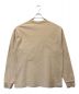CIOTA (シオタ) 度詰め 吊り天竺 ポケット付き ロンT ベージュ サイズ:SIZE 6：5000円