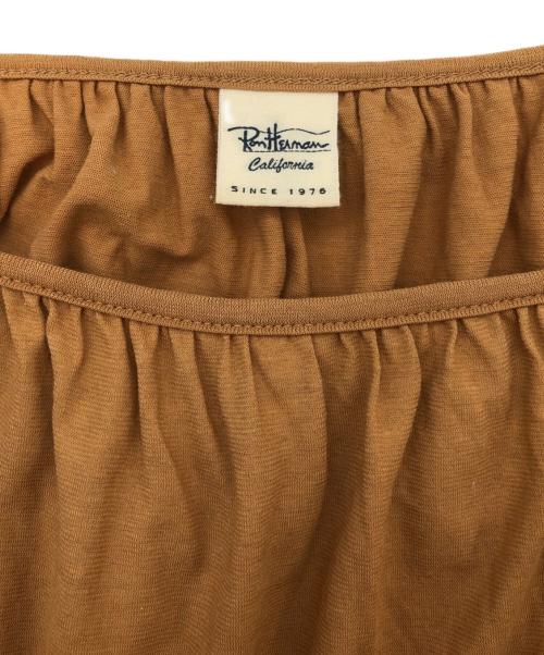 Ron Herman（ロンハーマン）Ron Herman (ロンハーマン) 半袖ワンピース ブラウン サイズ:XSの古着・服飾アイテム