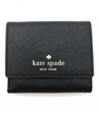 Kate Spadeケイトスペード）の古着「3つ折り財布」｜ブラック
