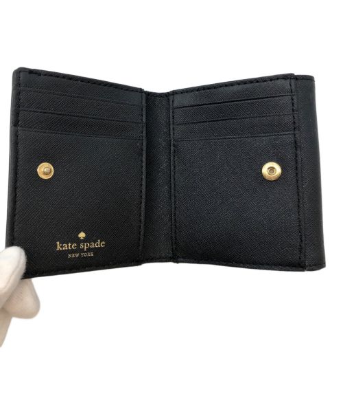 Kate Spade（ケイトスペード）Kate Spade (ケイトスペード) 3つ折り財布 ブラックの古着・服飾アイテム