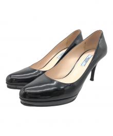 PRADA（プラダ）の古着「ヒールパンプス」｜ブラック