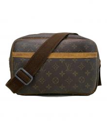 LOUIS VUITTON（ルイ ヴィトン）の古着「ショルダーバッグ　リポーターGM」｜ブラウン
