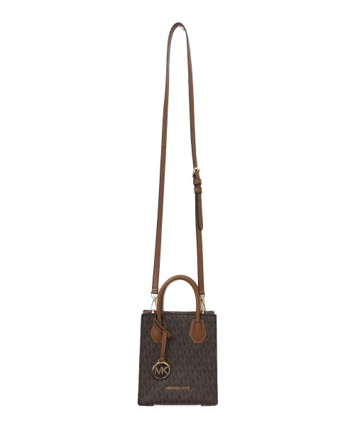 MICHAEL KORS（マイケルコース）MICHAEL KORS (マイケルコース) 2WAYショルダーポーチ ブラウンの古着・服飾アイテム