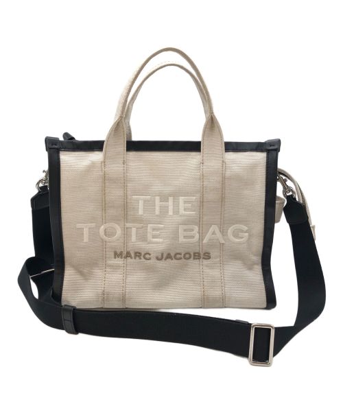 MARC JACOBS（マークジェイコブス）MARC JACOBS (マークジェイコブス) 2WAYバッグ ベージュ×ブラックの古着・服飾アイテム