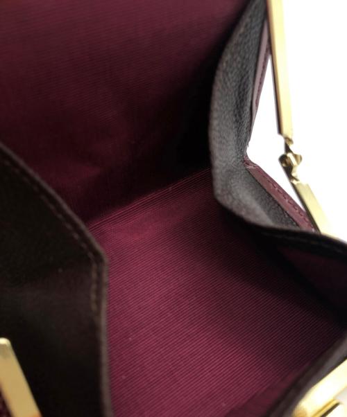 FRUTII DI BOSCO（フルッティ ディ ボスコ）FRUTII DI BOSCO (フルッティ ディ ボスコ) 3つ折り財布 ワインレッドの古着・服飾アイテム