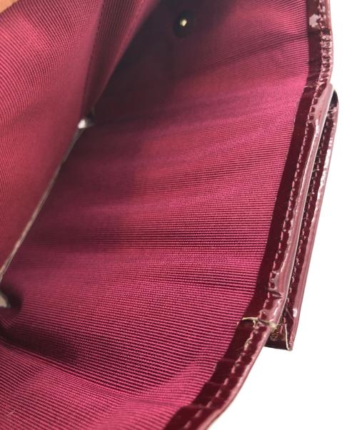 FRUTII DI BOSCO（フルッティ ディ ボスコ）FRUTII DI BOSCO (フルッティ ディ ボスコ) 3つ折り財布 ワインレッドの古着・服飾アイテム