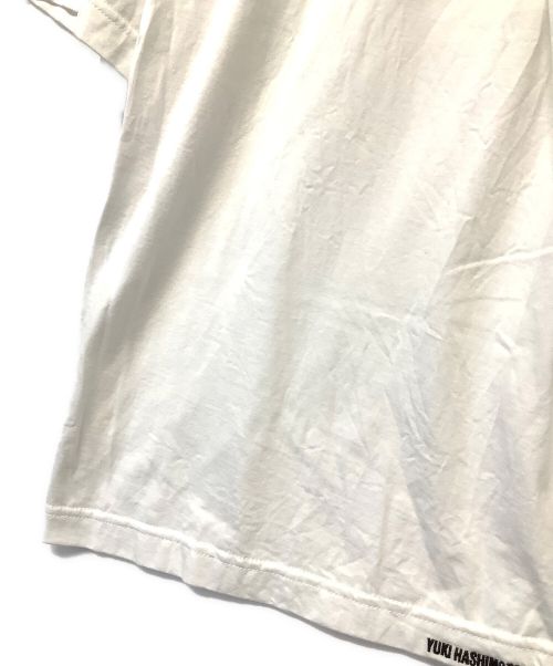 YUKI HASHIMOTO（ユウキハシモト）YUKI HASHIMOTO (ユウキハシモト) 半袖カットソー ホワイト サイズ:Lの古着・服飾アイテム