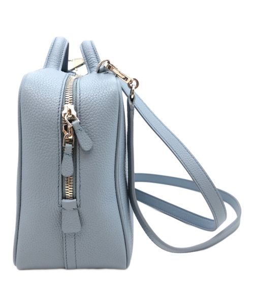 IL BISONTE（イル ビゾンテ）IL BISONTE (イル ビゾンテ) 2WAYバッグ ブルーの古着・服飾アイテム