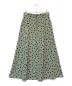 UNITED ARROWS (ユナイテッドアローズ) ドットセミフレアスカート グリーン×ブラック サイズ:SIZE 38：3000円