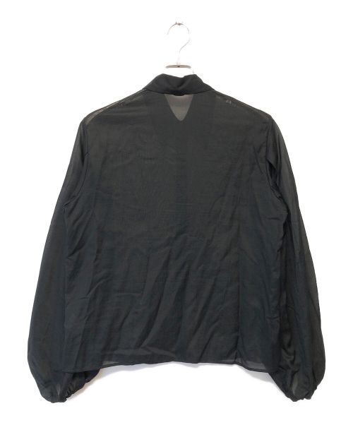 MUSE（ミューズ）MUSE (ミューズ) コットンボイルギャザーブラウス ブラック サイズ:SIZE Freeの古着・服飾アイテム