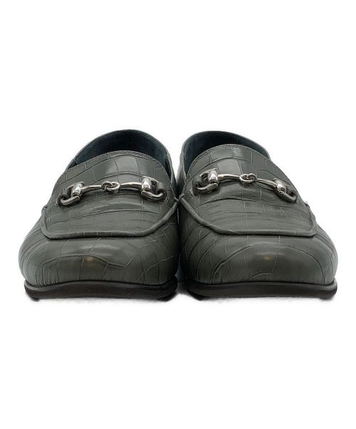 卑弥呼（ヒミコ）卑弥呼 (ヒミコ) 2WAYバブーシュビットローファー グリーン サイズ:24の古着・服飾アイテム