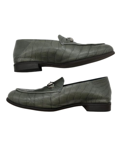 卑弥呼（ヒミコ）卑弥呼 (ヒミコ) 2WAYバブーシュビットローファー グリーン サイズ:24の古着・服飾アイテム