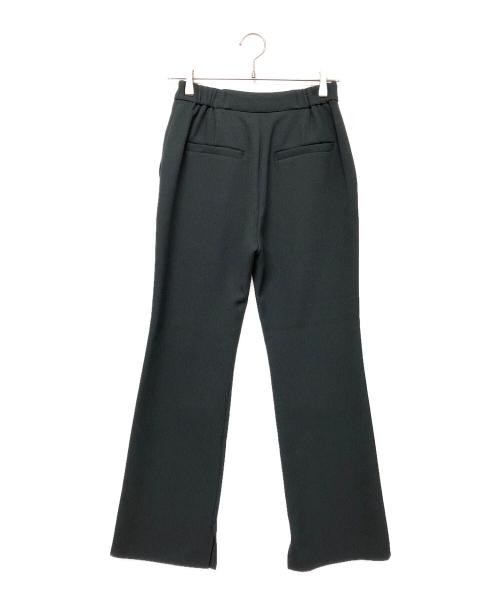 IENA（イエナ）IENA (イエナ) ＆NAVYデザインジョーゼットフレアパンツ ダークグリーン サイズ:SIZE 38の古着・服飾アイテム
