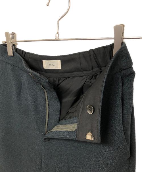 IENA（イエナ）IENA (イエナ) ＆NAVYデザインジョーゼットフレアパンツ ダークグリーン サイズ:SIZE 38の古着・服飾アイテム
