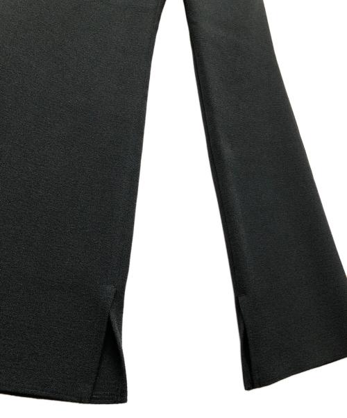 IENA（イエナ）IENA (イエナ) ＆NAVYデザインジョーゼットフレアパンツ ダークグリーン サイズ:SIZE 38の古着・服飾アイテム