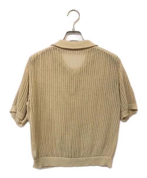 BEAUTY&YOUTH UNITED ARROWS（ビューティーアンドユースユナイテッドアローズ）BEAUTY&YOUTH UNITED ARROWS (ビューティーアンドユースユナイテッドアローズ) フレンチスリーブニットプルオーバー ベージュ サイズ:不明の古着・服飾アイテム