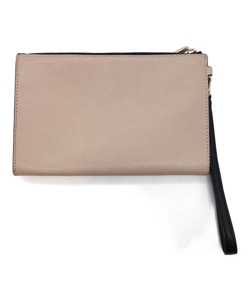 Kate Spade（ケイトスペード）Kate Spade (ケイトスペード) 長財布 ベージュ×ブラック 未使用品の古着・服飾アイテム