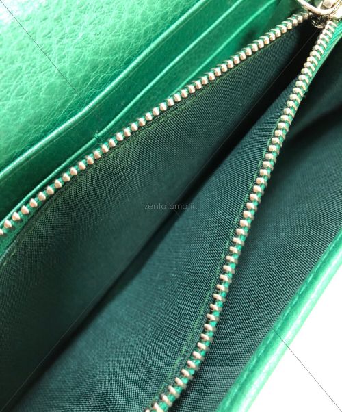 Christian Dior（クリスチャン ディオール）Christian Dior (クリスチャン ディオール) 長財布 グリーンの古着・服飾アイテム