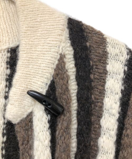 RAQUEL ALLEGRA（ラクエルアレグラ）RAQUEL ALLEGRA (ラクエルアレグラ) カーディガン ブラウン×ベージュの古着・服飾アイテム