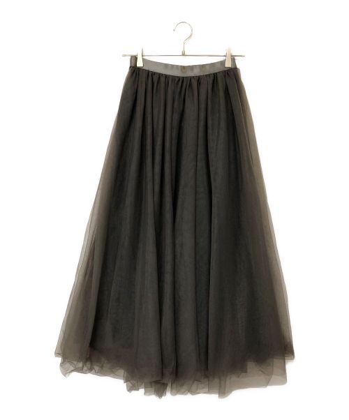 anuans（アニュアンス）anuans (アニュアンス) チュールスカート ブラウン サイズ:SIZE Mの古着・服飾アイテム