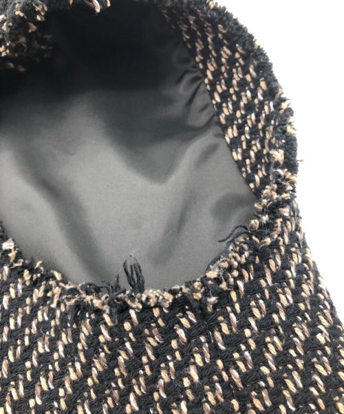 JOURNAL STANDARD relume（ジャーナルスタンダード レリューム）JOURNAL STANDARD relume (ジャーナルスタンダード レリューム) コットンツイードベスト ブラウン×ブラック サイズ:Freeの古着・服飾アイテム