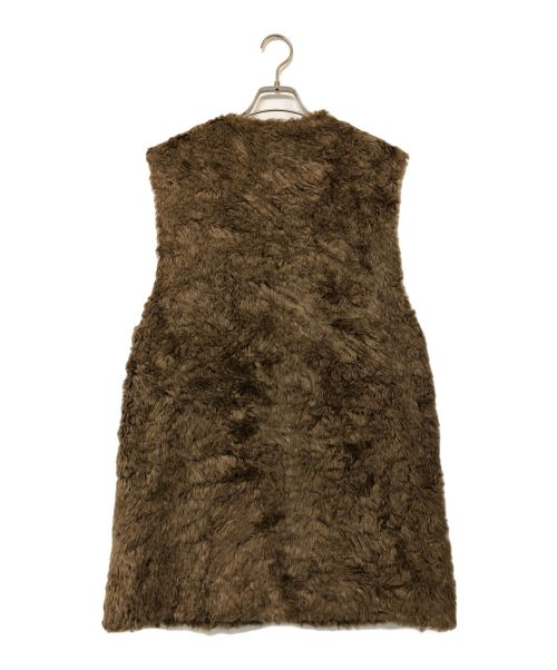 SLOBE IENA（スローブ イエナ）SLOBE IENA (スローブ イエナ) ノーカラーファージレ ブラウン サイズ:Freeの古着・服飾アイテム