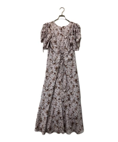 Snidel（スナイデル）Snidel (スナイデル) ワンピース パープル×ブラウン サイズ:2の古着・服飾アイテム