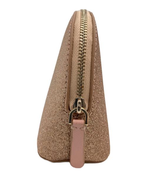 Kate Spade（ケイトスペード）Kate Spade (ケイトスペード) コスメポーチ ピンクゴールドの古着・服飾アイテム