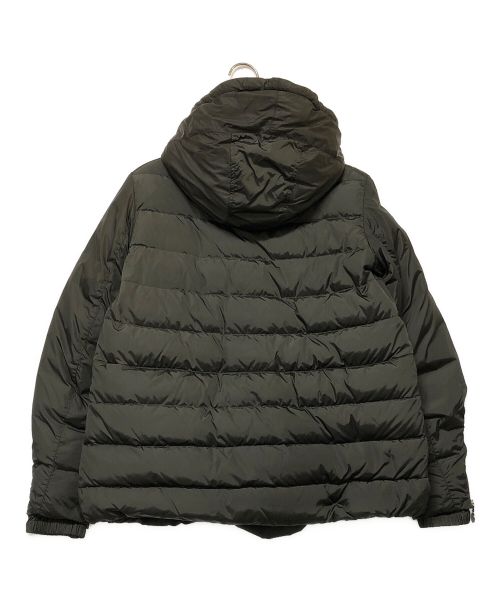 MONCLER（モンクレール）MONCLER (モンクレール) ダウンジャケット ブラック×グリーン サイズ:2の古着・服飾アイテム
