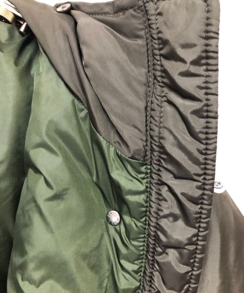 MONCLER（モンクレール）MONCLER (モンクレール) ダウンジャケット ブラック×グリーン サイズ:2の古着・服飾アイテム