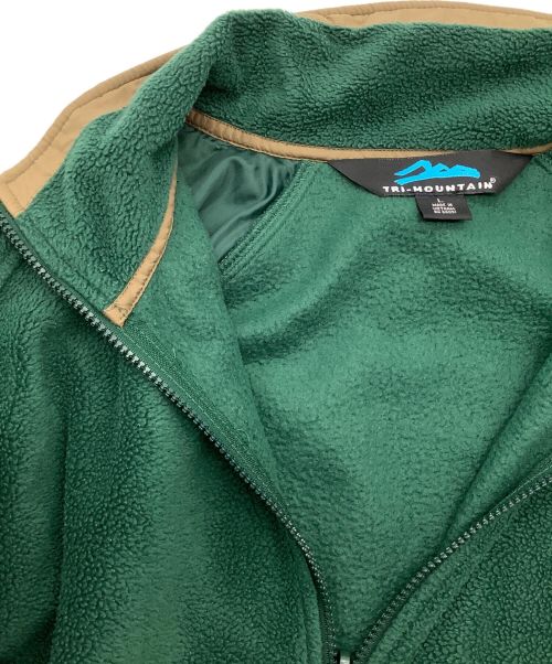 Tri Mountain（トライマウンテン）TRI MOUNTAIN (トライマウンテン) シェルジャケット グリーン サイズ:SIZE Lの古着・服飾アイテム