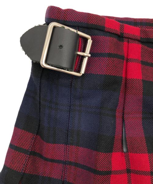 O'NEIL OF DUBLIN（オニールオブダブリン）O'NEIL OF DUBLIN (オニールオブダブリン) ラップスカート レッド サイズ:Mの古着・服飾アイテム
